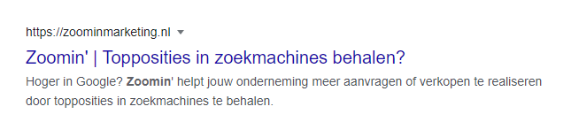 metadata seo voorbeeld
